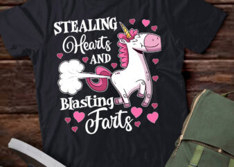 Stealing Hearts And Blasting Farts Funny Unicorn Toddler T-Shirt ltsp