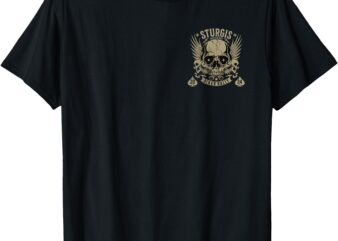 Sturgis USA 2024 Skull South Dakota Biker T-Shirt