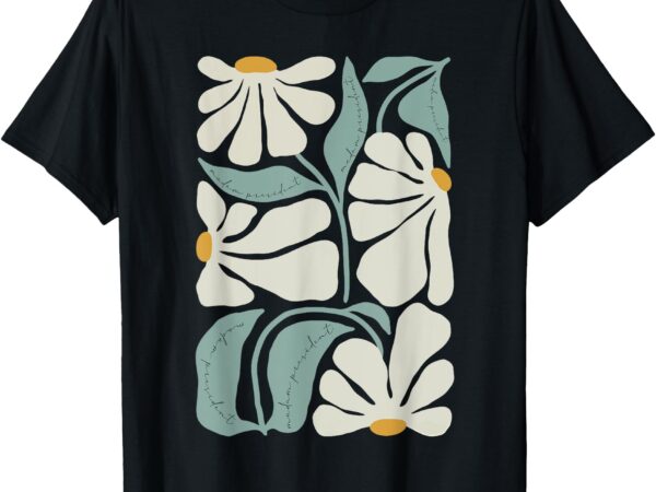 Subtle flower kamala harris boho aesthetic t-shirt