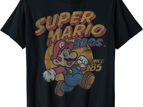 Super mario bros. since ’85 vintage poster t-shirt