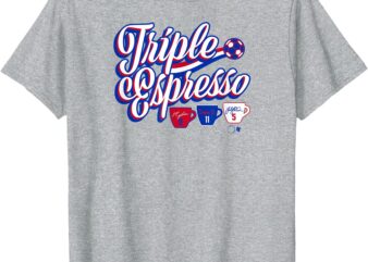 Swanson, Rodman, & Smith – Triple Espresso – USA Soccer T-Shirt