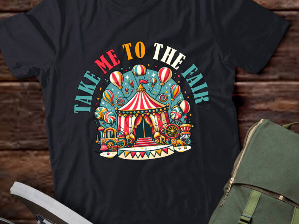 Take me to the state and county fairs ferris wheel pop corn t-shirt ltsp