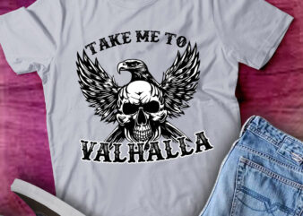 Take Me To Valhalla Viking Skull Vintage Skull Gift lts-d t shirt designs for sale