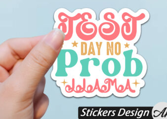 Test day no prob llama Stickers