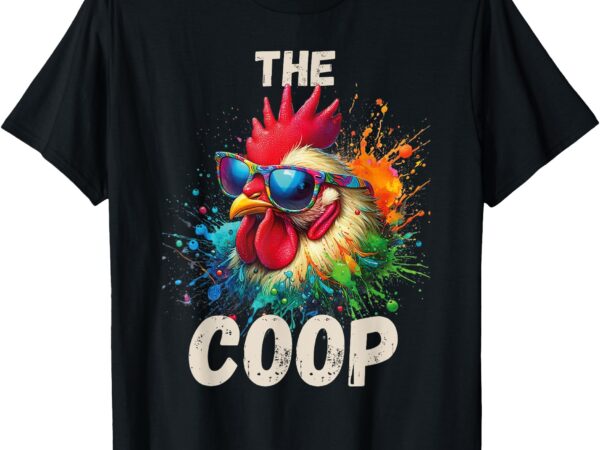 The coop colorful rooster t-shirt