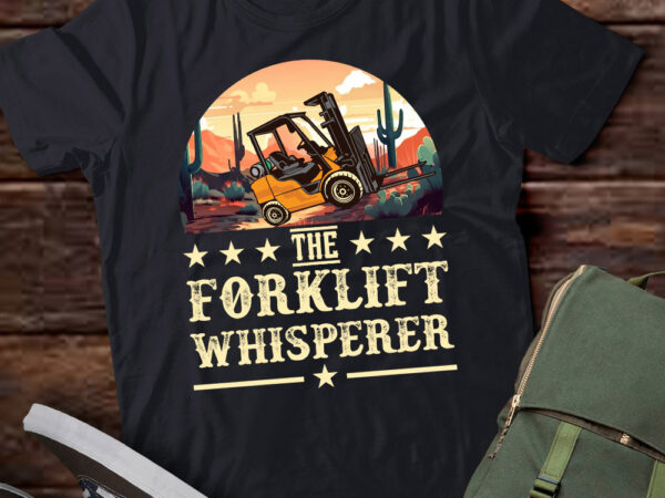 The forklift whisperer funny forklift operator gift lts-d t shirt designs for sale