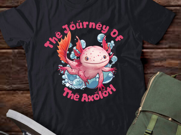 The journey of the axolotl funny axolotls vintage gift lts-d t shirt designs for sale