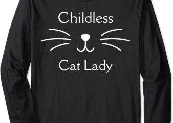 This Childless Cat Lady, Ladies is Voting Kamala Long Sleeve T-Shirt