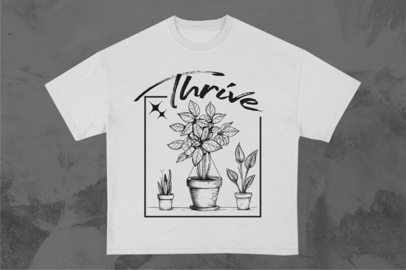 Botanical House T-shirt Design Bundle