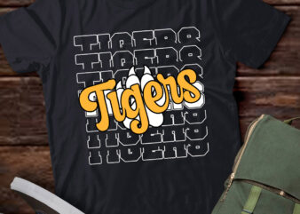 Tigers Mascot School Mascot Team Tiger Team Spirit Gift lts-d t shirt designs for sale