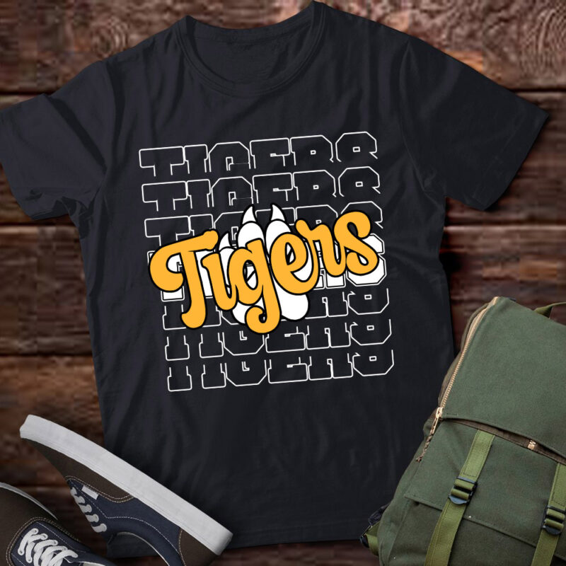 Tigers Mascot School Mascot Team Tiger Team Spirit Gift lts-d