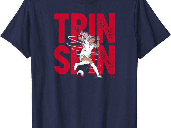 Trinity rodman – trin spin – usa women’s soccer t-shirt