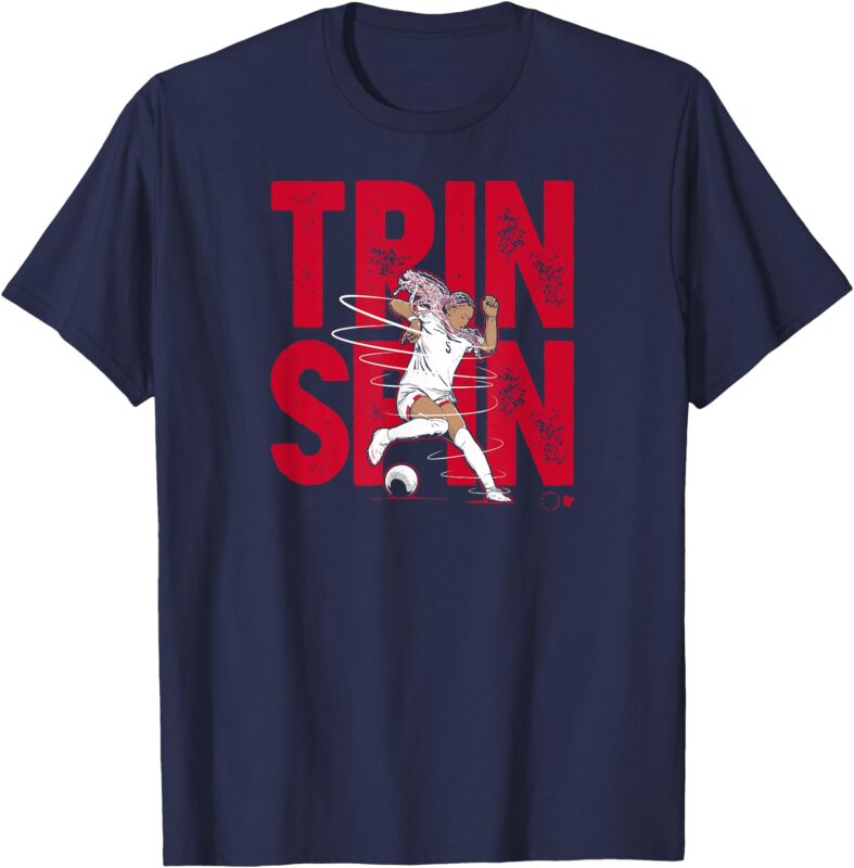 Trinity Rodman – Trin Spin – USA Women’s Soccer T-Shirt