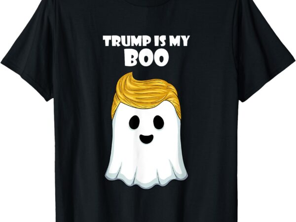 Trump 2024 hair funny ghost halloween boo t-shirt