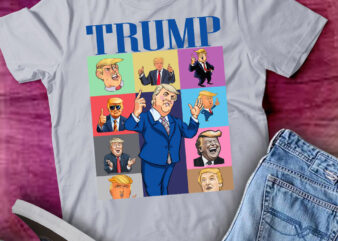 Trump First Name I Love Trump Groovy 80’s Vintage T-Shirt ltsp