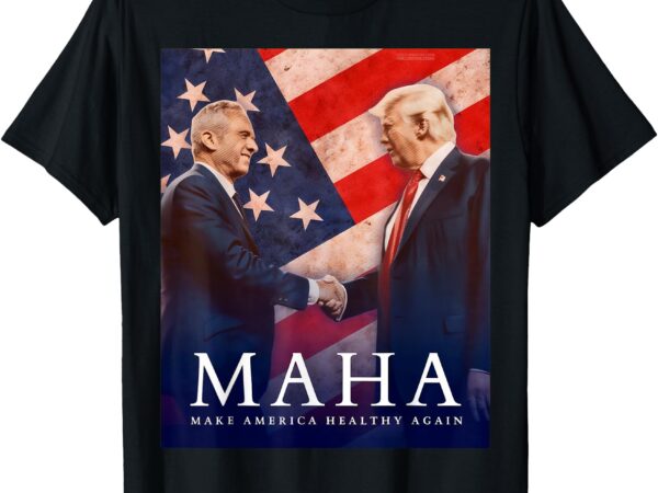 Trump kennedy make america healthy again t-shirt