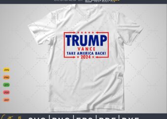 Trump Vance 2024 Take America Back t shirt designs for sale