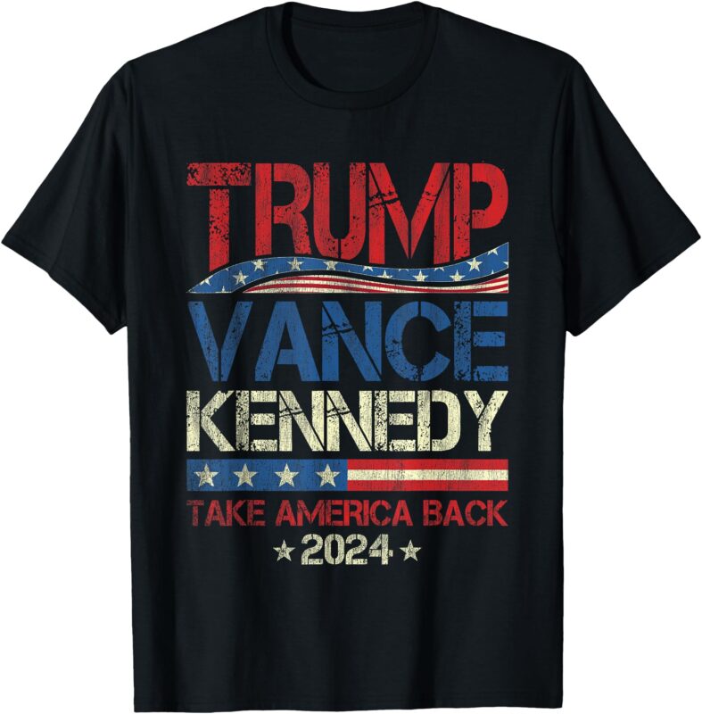 Trump Vance Kennedy Take America Back 2024 Election T-Shirt