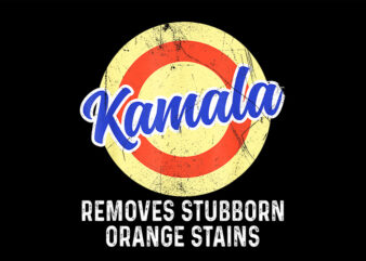 Kamala Removes Stubborn Orange Stains PNG