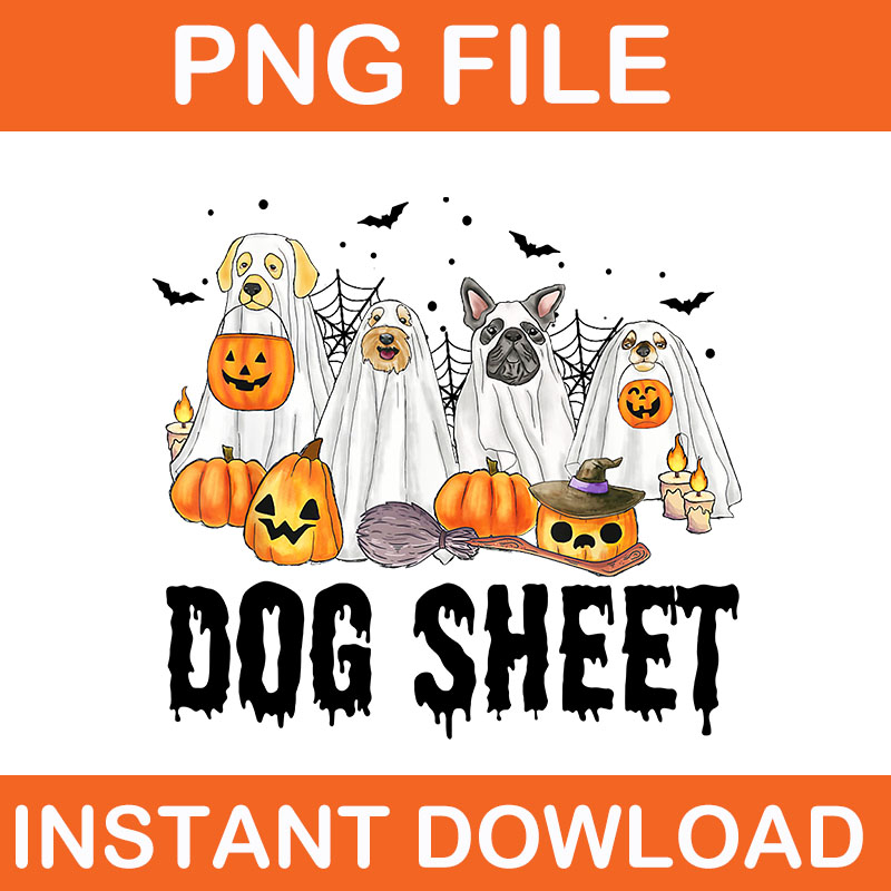 Dog Sheet Halloween PNG