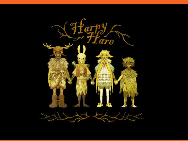 Happy hare png graphic t shirt