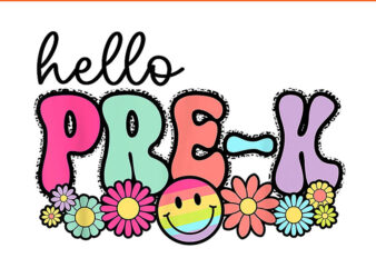 Hello Pre-K Back To school PNG