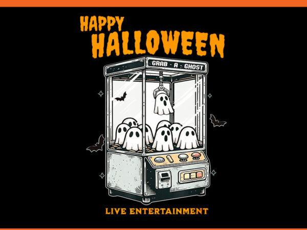 Happy halloween live entertainment ghost png graphic t shirt