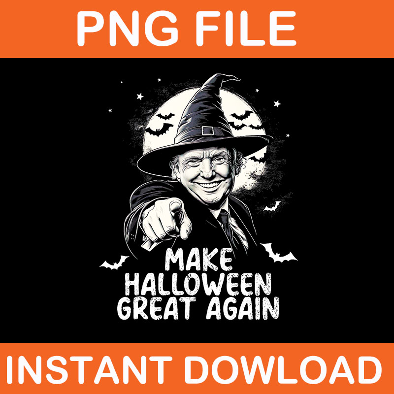 Make Halloween Great Again Trump Witch PNG