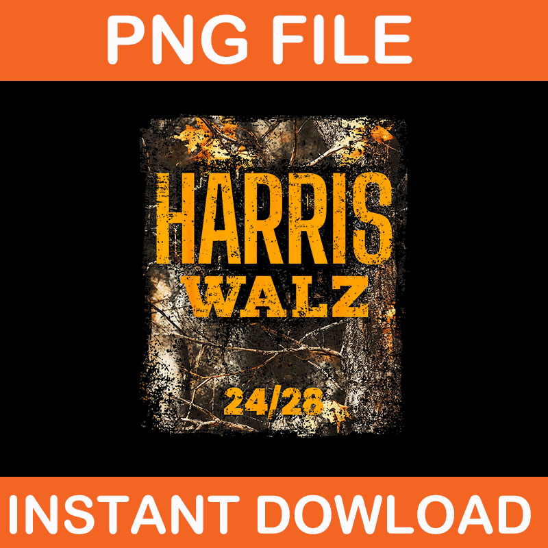 Harris Waltz Camo Signal Orange PNG