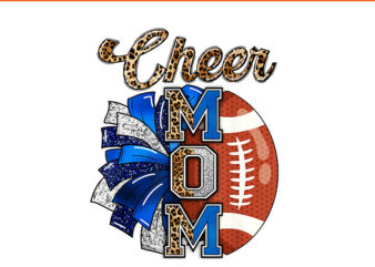 Cheer Mom Pom Pom Football PNG