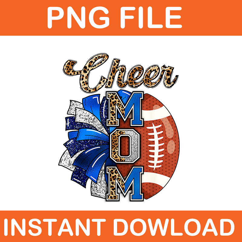 Cheer Mom Pom Pom Football PNG