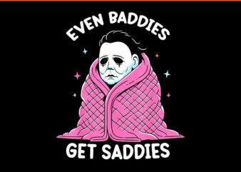 Even Baddies Get Saddies Raccoon PNG vector clipart