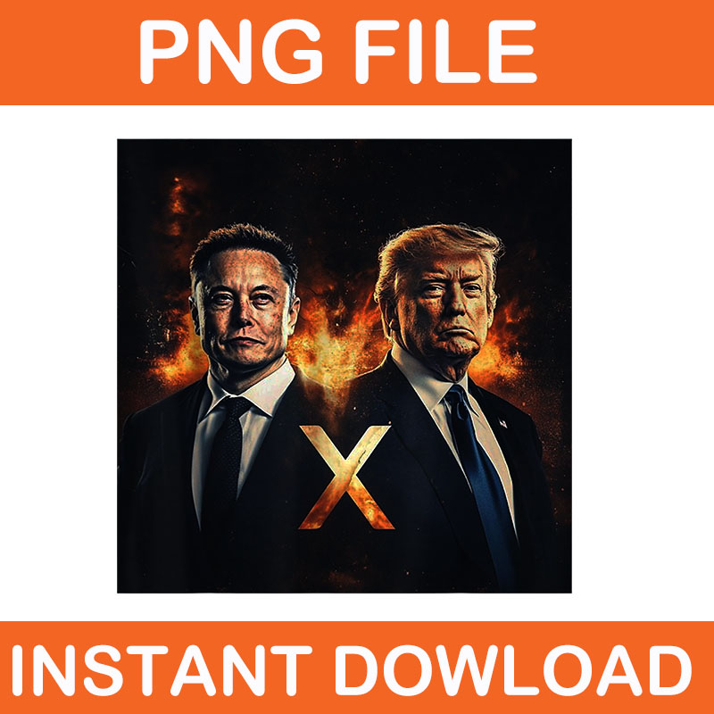 Donald Trump x Elon PNG