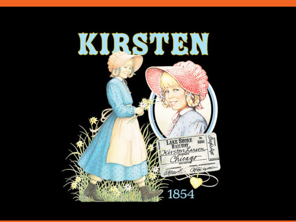 American girl kirsten larson 1854 png t shirt vector