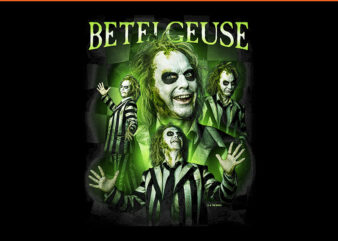 Beetlejuice Betelgeuse Many Poses Collage Retro PNG