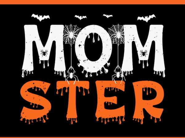 Halloween mom ster svg, mom spooky halloween svg graphic t shirt