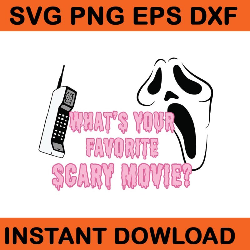 What’s Your Favorite Scary Movie Ghost SVG