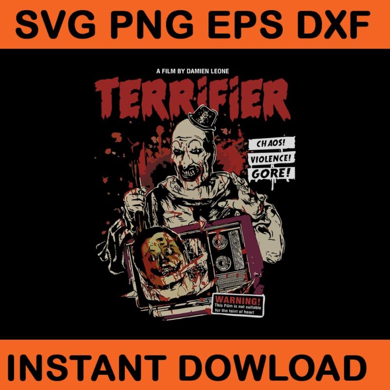 A Film By Damen Leone Terrifier Ghost SVG