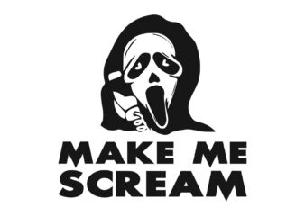 Make Me Cream Ghost SVG t shirt designs for sale