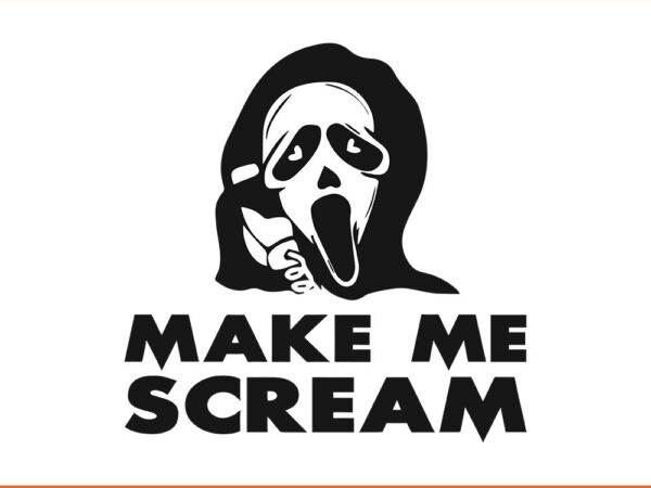 Make me cream ghost svg t shirt designs for sale