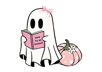 Halloween How to Be Spooky Ghost Pumpkin PNG