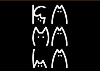 Kamala Cat Letter Font Design SVG, Cat For Kamala SVG, Cat Kamala SVG