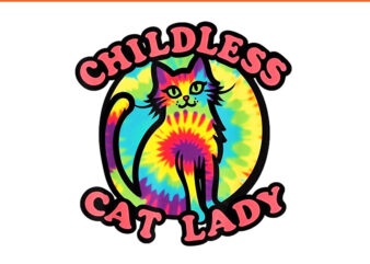 Childless Cat Lady PNG, Cat Kamala Harris PNG t shirt vector file