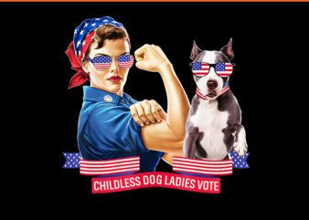 Childless Dog Lady Is Voting Kamala Election Usa 2024 PNG t shirt vector file