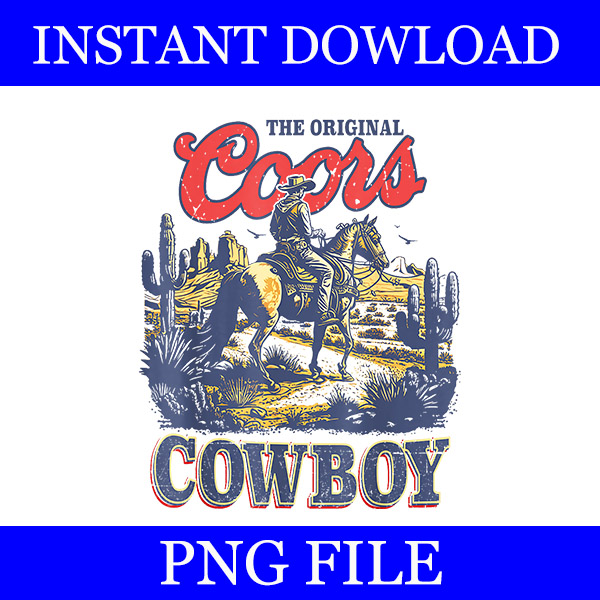 The Original Coors Cowboy PNG