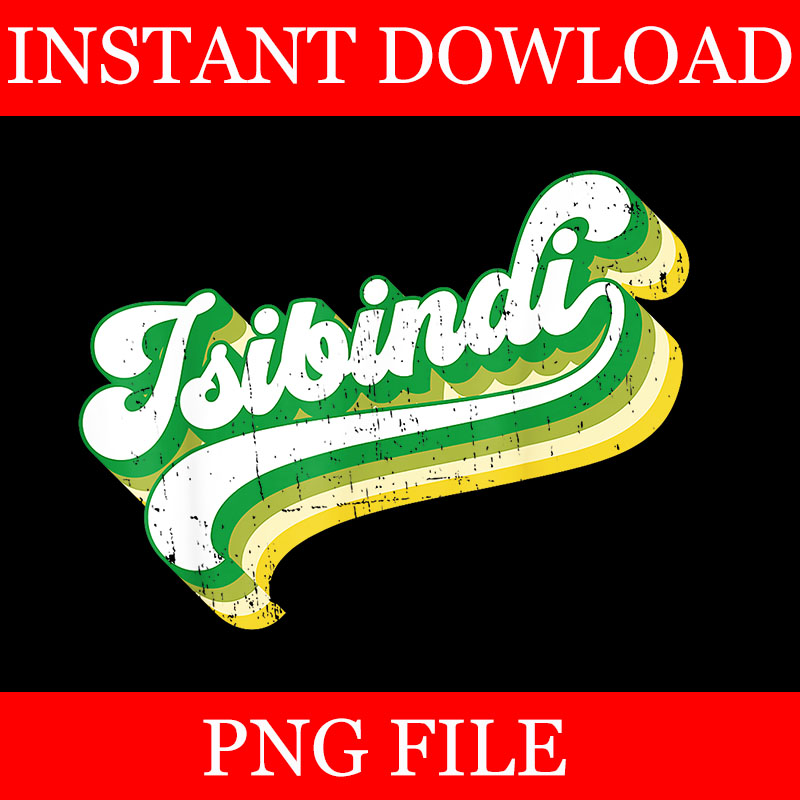 Isibindi – Colorful Groovy Retro Style School PNG