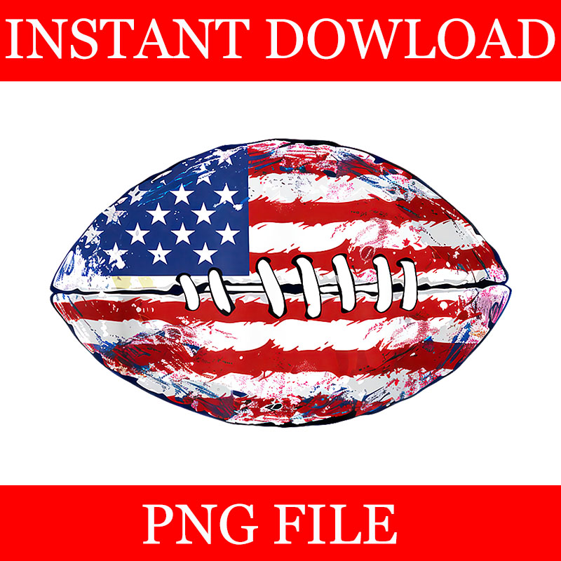 American Football USA Flag PNG