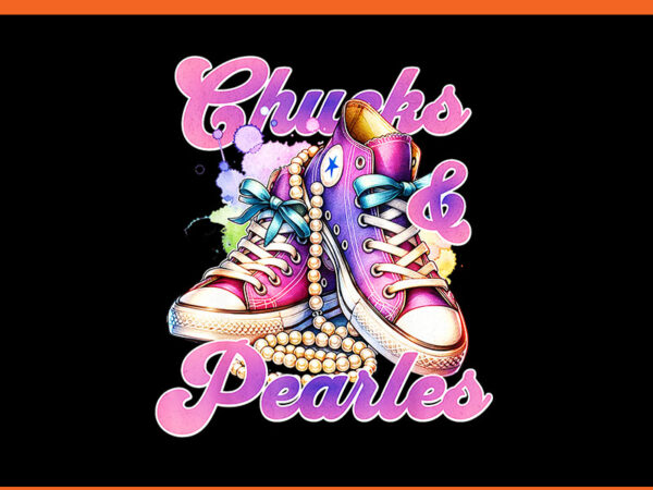 Chucks and pearls png, kamala harris png t shirt vector file