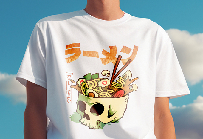 Ramen Forever T-shirt Design