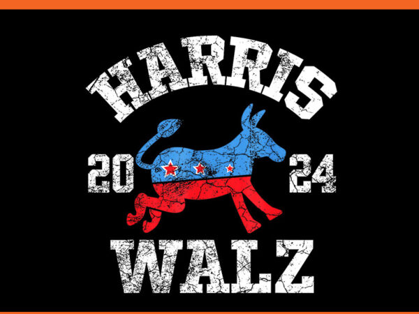 Kamala harris tim waltz 2024 png, harris waltz 2024 png t shirt vector art